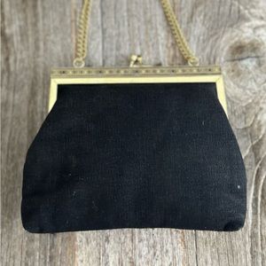 Vintage Ronte Of
Beverly Hills Tapestry
Purse-clutch-hand Bag gold chain